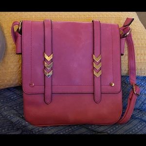 NWT Double Compartment Large Flapover Crossbody Bag, MULTIPLE COLORS! NEVER USED